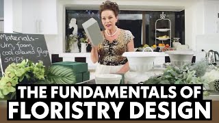 The Fundamentals of Floristry Design Tutorial [upl. by Jerome]