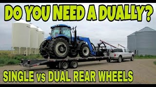 Dually vs Single Rear Wheel Pickups Must watch [upl. by Anerok999]