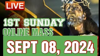 QUIAPO CHURCH LIVE MASS TODAY SEPTEMBER 82024 [upl. by Hanafee622]