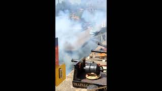 Full broadside 💥 Live cannon fire at Exeter Heritage Harbour Festival [upl. by Derte]