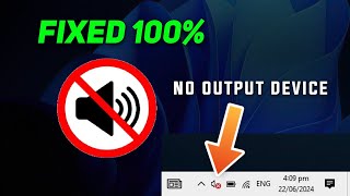 FIX  Fix No Audio Output Device is Installed in Windows 1011 8 7 [upl. by Marinelli]