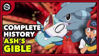 Pokemon Explained Ashs Gible  Complete History [upl. by Ayenet]