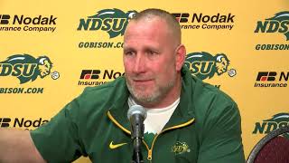 NDSU Post Game Press Conference  October 19 2024 [upl. by Atteragram636]