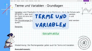 Terme und Variablen  Grundlagen [upl. by Pratt]