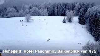 Rodeln im Harz vor dem Panoramic Hotel Hohegeiß [upl. by Sadoff568]