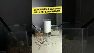 FLAX seeds and CHIA Seeds Burn Belly Fathealthyrecipesshorts [upl. by Sieber646]