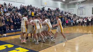 PewamoWestphalia’s gamewinning buzzerbeater in overtime win over North Muskegon in D3 regionals [upl. by Lannie]