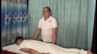 5 Basic Strokes of Massage Effleurage [upl. by Airtemed]