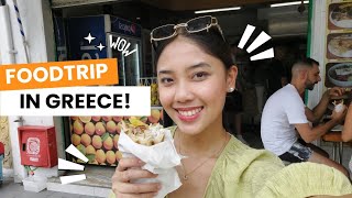 Greek Food  STREET FOOD TOUR [upl. by Colis]