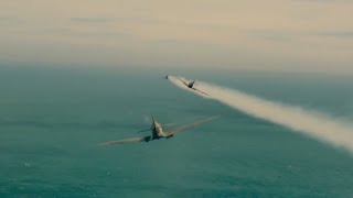 Dunkirk 2017  Second dogfight Part 2 Scene [upl. by Euqinaj]