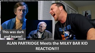 American Reacts to ALAN PARTRIDGE Meets The Milky Bar Kid REACTION [upl. by Aydin275]