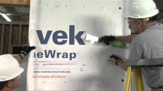 How to install DuPont Tyvek HomeWrap [upl. by Tillion]