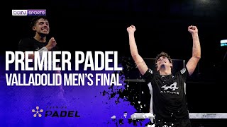 Premier Padel Valladolid 2024 Mens Final  HIGHLIGHTS  09222024  beIN SPORTS USA [upl. by Liborio]