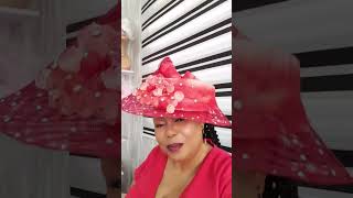 Red Basket Sinamay fascinator viralvideo goviral fypyoutube fyp fypage fypシ゚ foryou beauty [upl. by Alit791]