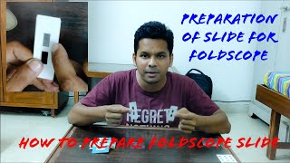 How to prepare Foldscope slide  Preparation of slides for Foldscope  Foldscope [upl. by Reinhart]