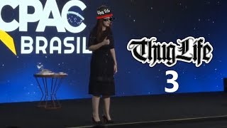 Ana Campagnolo Thug Life 3  Participação no CPAC Brasil 2019 [upl. by Zia15]