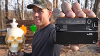 How Effective is the Worlds Most Concealable Pistol LifeCard 22WMR [upl. by Nnairac]