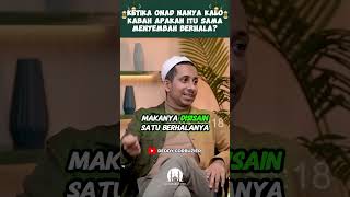 KETIKA ONAD NANYA KALO KABAH APAKAH ITU SAMA MENYEMBAH BERHALA  HABIB JAFAR LOGIN [upl. by Maidy14]