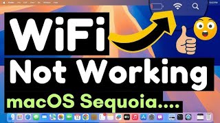 WiFi Not Working On MacBook [upl. by Gerita]