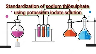 Standardization of sodium thiosulphate using potassium iodate solution [upl. by Aihsitan]