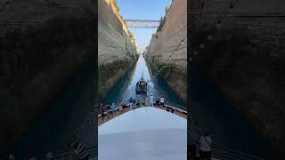 The Corinth Canal Greece greece greecetimelapses corinthcanal [upl. by Thursby]