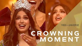 The 70th MISS UNIVERSE CROWNING MOMENT  Miss Universe Harnaaz Sandhu [upl. by Eirrahs]