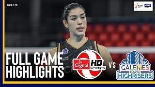 CIGNAL vs GALERIES TOWER  FULL GAME HIGHLIGHTS  2024 PVL REINFORCED CONFERENCE  August 15 2024 [upl. by Calandria]