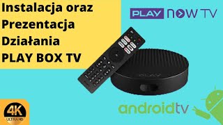 Instalacja i test działania Nowego Dekodera Play Box Tv 4K HDR  Zmiana kanałów EPG VOD działanie [upl. by Ruffo]