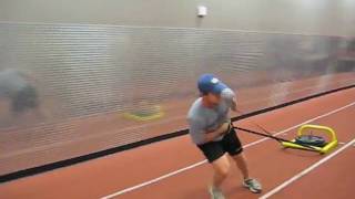 Hockey Training Lateral Sled Drag [upl. by Abigael]