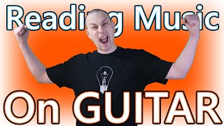 EASY Guide to Reading Music on Guitar WITHOUT Using TAB  Sheet Music for Beginners [upl. by Eugen]