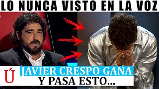 💥Gran ESCÁNDALO de la final de La Voz con Javier Crespo y Orozco Laura Pausini Fonsi y Pablo López [upl. by Nylqcaj]