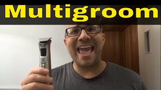 How To Use Philips Multigroom Series 7000 TrimmerFull Tutorial [upl. by Annwahsal]