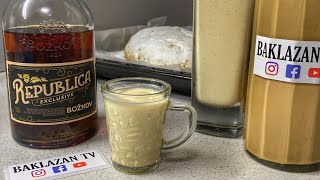 VAJEČNÝ LIKÉR Z RUMU 🥚🥃  RÝCHLY RECEPT NA RUMOVÝ VAJEČŇÁK prevarený [upl. by Sauls]