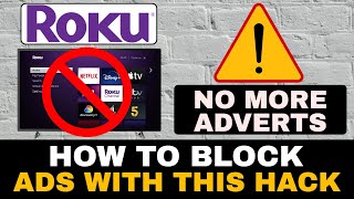 ROKU HACK  NO MORE ADVERTS ON ROKU TV [upl. by Aroz336]