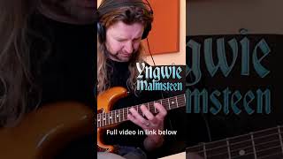 🎸 Yngwie Malmsteen  Trilogy Suite Op 5  This is FAST 😅 YngwieMalmsteen Yngwie [upl. by Adniroc]