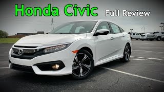 2017 Honda Civic Sedan Full Review  Touring EXL EXT EX amp LX [upl. by Gunter]