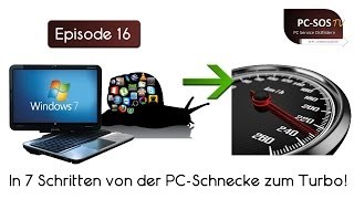 Windows 7 amp 8 schneller machen  PC SOS TV [upl. by Bevash]