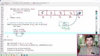 28  Basic Array Operations  Reversing Array Elements  Part 4 [upl. by Atteselrahc204]