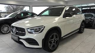 G721 GLC 220 d 4M AMG Line Night Paket diamantweiß [upl. by Ecirbaf]