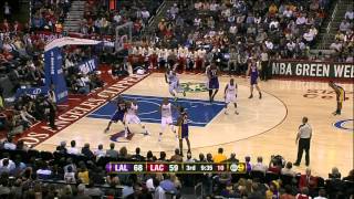 04 04 2012 Lakers vs Clippers Team Highlights [upl. by Anilesor]