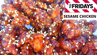 TGI FRIDAYS SESAME CHICKEN [upl. by Nosiddam694]