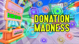 Donation Madness in Roblox Pls Donate [upl. by Nairam]