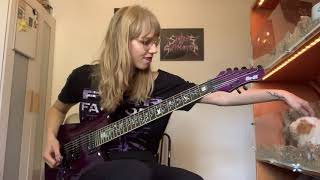 Fear Factory  Oxidizer guitar cover by Simone van Straten [upl. by Akital359]