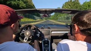 718 Boxster GTS 40 Nürburgring Touristenfahrten 12062023 BAD AUDIO [upl. by Ewart294]