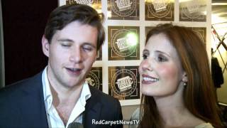 Downton Abbey Series 3  Allen Leech amp Amy Nuttall Interview [upl. by Marline]