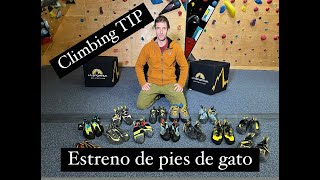 Climbing Tip 01 quotEstrenar pies de gatoquot [upl. by Atilol]