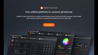 GigaByte Control Center Install [upl. by Einnod]