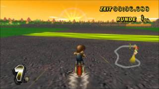 MKWii HD Custom Track  Sunset Circuit made by Vulcanus2 RC1 [upl. by Nayra]