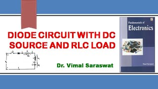 Diode circuit with dc source and RLC load  L11  Power electronics [upl. by Brigette195]