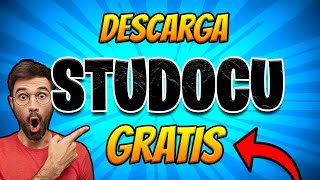 Cómo descargar archivos documentos y libros de STUDOCU 2024  Tutorial gratis [upl. by Erdreid]